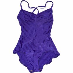 Vintage 70s Maxine of Hollywood Purple Swimsuit