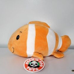 Peek-A-Boo Clown Fish Stuffed Animal New Plush Toy 

13 $
