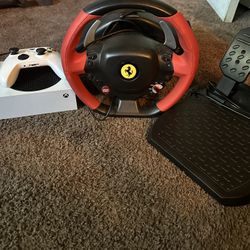 Xbox Series S With 2 Tb And Steering Wheel 
