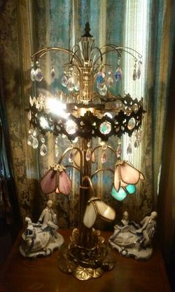 Antique table lamp-unique