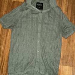 Hollister Knitted Men Shirt Size M