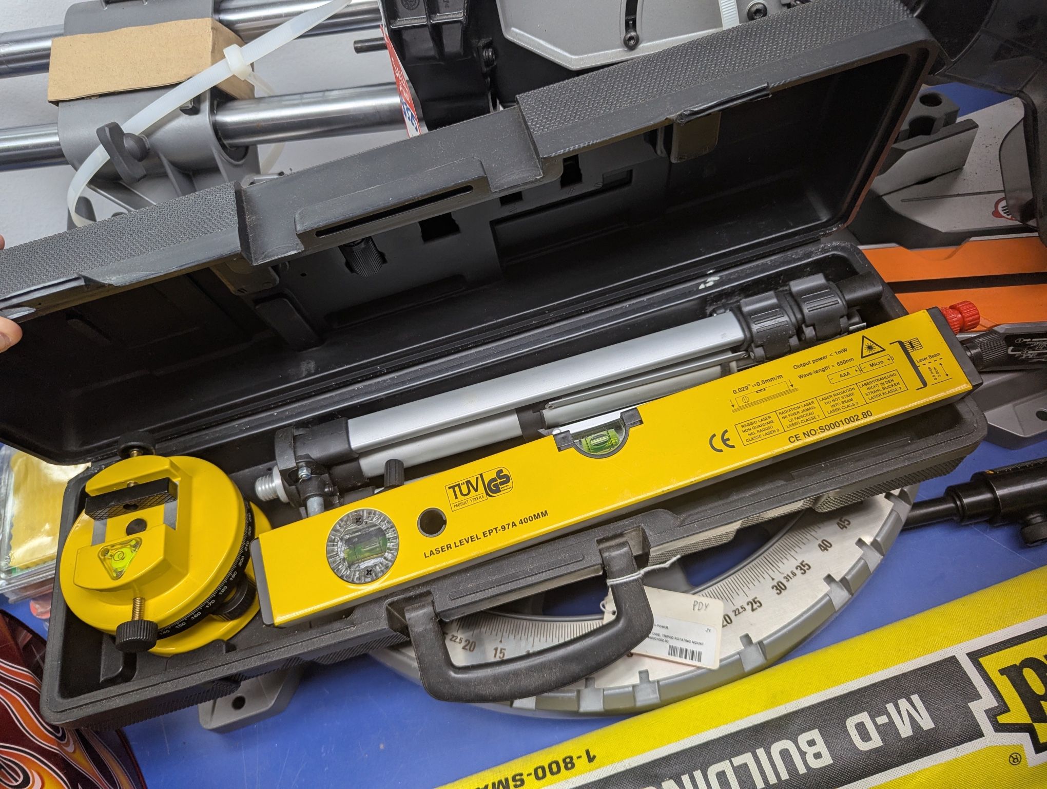 TUV Laser Level EPT-97A 400mm Rotary Base, Tripod and Case
