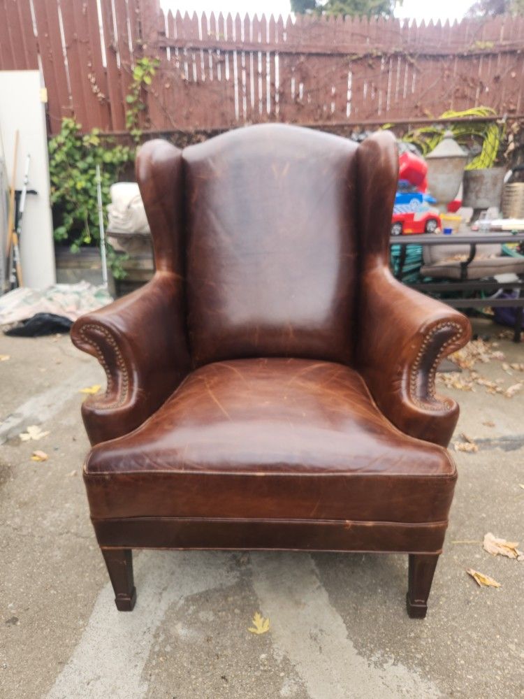 1970s Vintage Wingback Chair