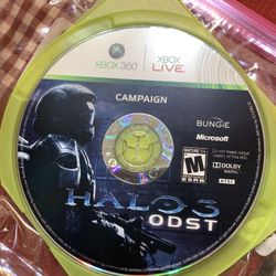 Halo 3 ODST Campaign Disc Only Tested Working