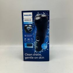 New Philips Norelco Shaver 2600 Series Wet & Dry Razor X3052/91 + Travel Pouch