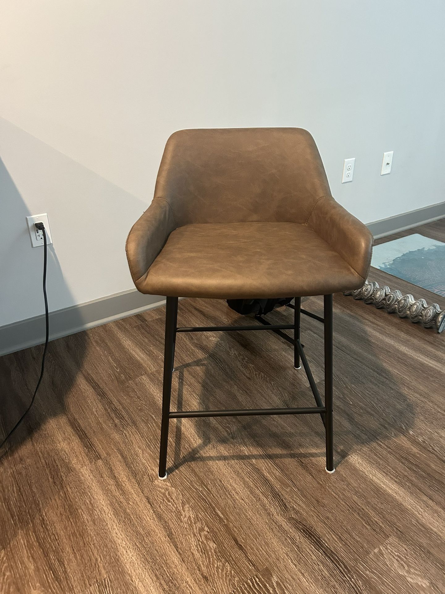 Brown Counter Chair