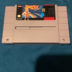 Super Nintendo Game Star Fox 