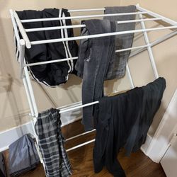 Folding Clothes Drying Rack – Good Condition
