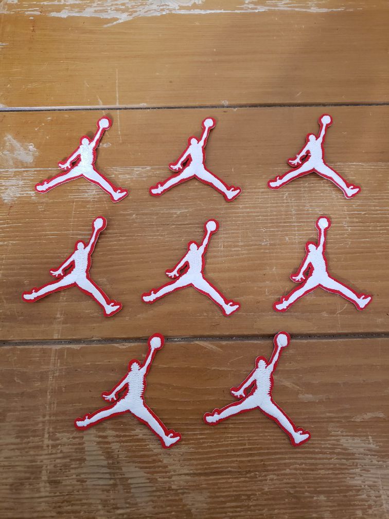 NIKE Air Jordan patch lot of 8 new Iron on