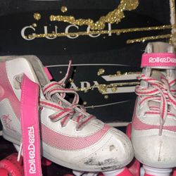 🎀 Roller Derby FireStar Skates – Size 3 (Some Scuffs) Pink and white Roller Derby skates 💕 Some scuffs but still roll great!  💰 $15 (OBO)