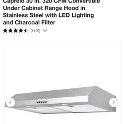 Convertible Under Cabinet Range Good  30in