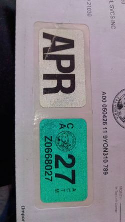 Plate stickers