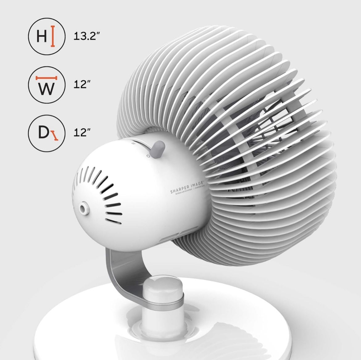 Sharper Image REFRESH 06 Whole Room Swivel Fan for Sale in Alexandria