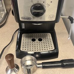 Delonghi Espresso Machine and Nespresso Milk Frother