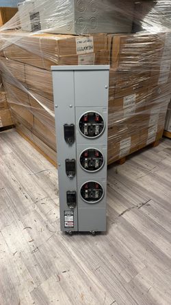 WMM 32125J Siemens 3-Gang Meter Stack Metering Unit