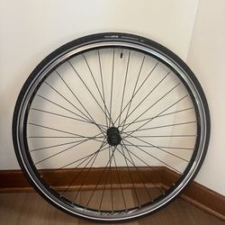 Bicycle one front Wheel 32", good for bicycle. like new with new inner tube.