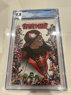 Miles Morales: Spider-Man 9 Pasqual Ferry Marvel 80th Frame Cover CGC 9.8 WP