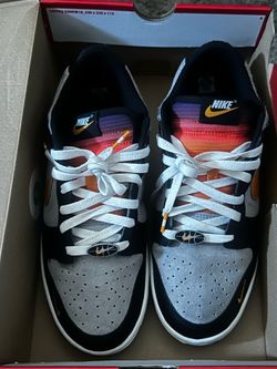 Nike dunk low basketball sunset