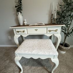 Antique Makeup Vanity