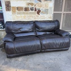 Electric Leather Recliner