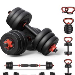 adjustable dumbbells kettle bell bench press weights 