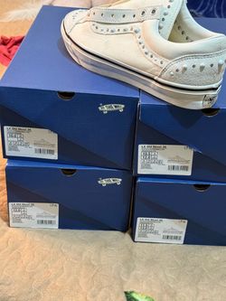 Vans pearlized marshmallow white