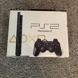 PlayStation 2 Slim Console With Controller And Memory cards 