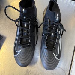 Nike Vapor Pro 1 "Black/Dark Grey/Bright Crimson" Men's Football Cleat Size 13