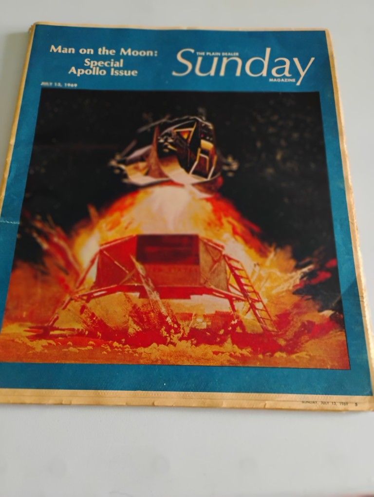 1969 Paper Man Walks On The Moon