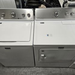 Maytag Commercial Tech. Large Capacity Washer And Electric Dryer 