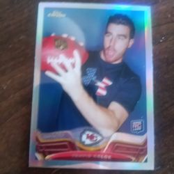 Travis Kelce Rookie Card Topps Chrome