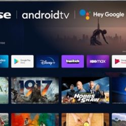 AS IS 55in HISENSE ANDROID TV