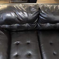 Dark Brown Loveseat. 