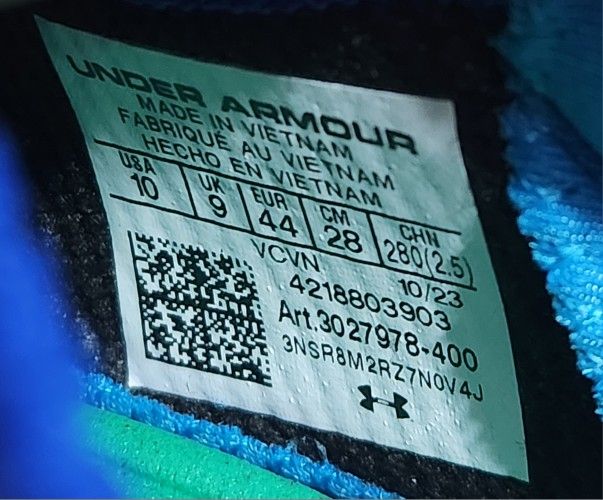 Under Armour Blur Smoke Suede 2.0 MC Football Cleats (contact info removed) 400 Men's Size 9 New🏈