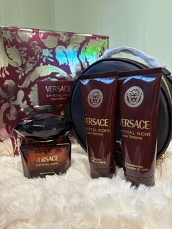 Versace Crystal Noir Perfume Gift Set