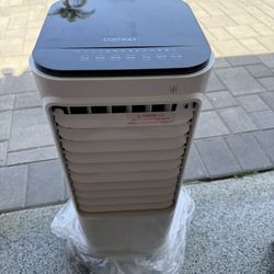 Costway 6,000 BTU Portable Air Conditioner Cools 350 Sq. Ft. with Dehumidifier, Fan Mode and Remote