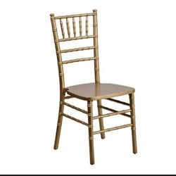 30 Gold Resin Chavari Chairs