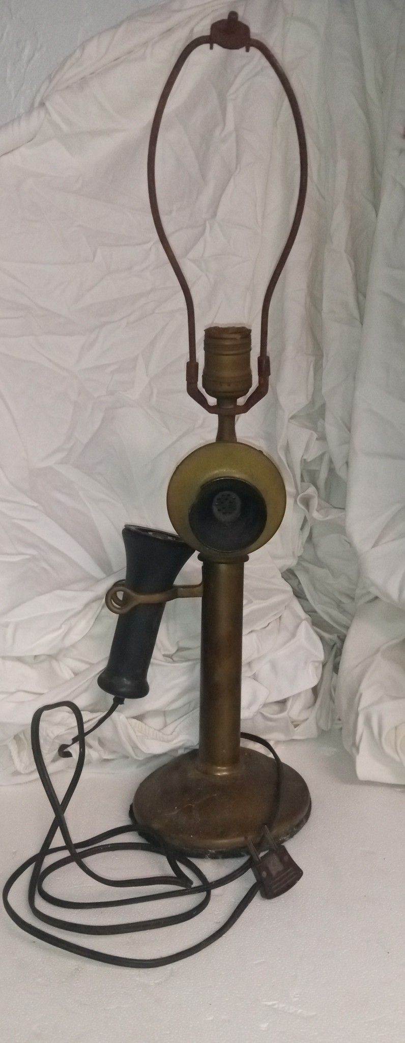 Western Electric Brass Antique Phone Lamp