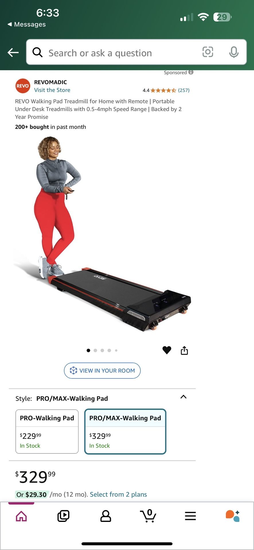 REVO walking Pad Treadmill