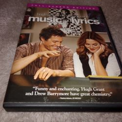 Music And Lyrics DVD 