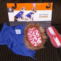 Pet Zombie Halloween Costume Size Small