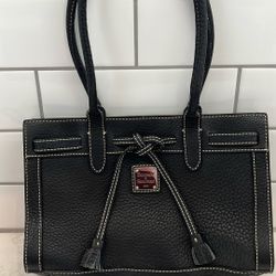 Dooney & Bourke Black Vintage  Micro Satchel Purse