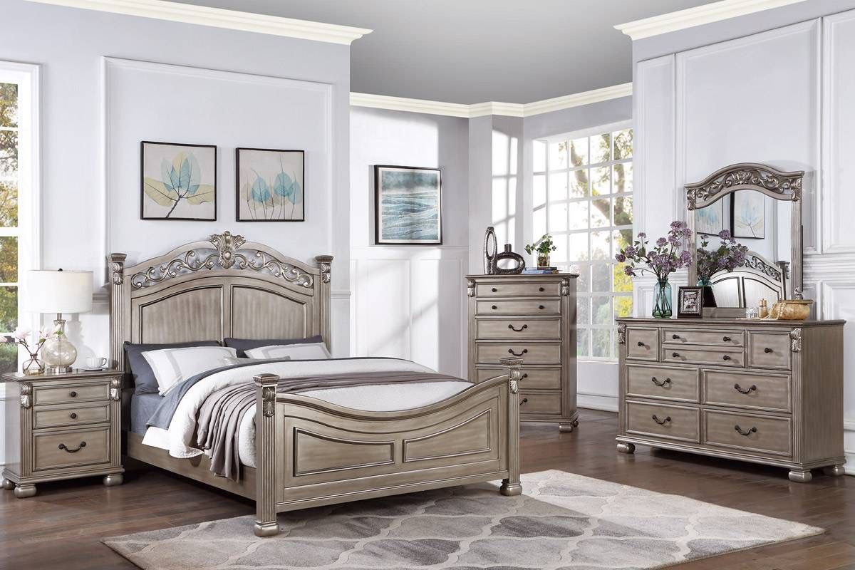 Silver Queen Bed Frame