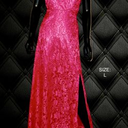 Formal Hot Pink Dress
