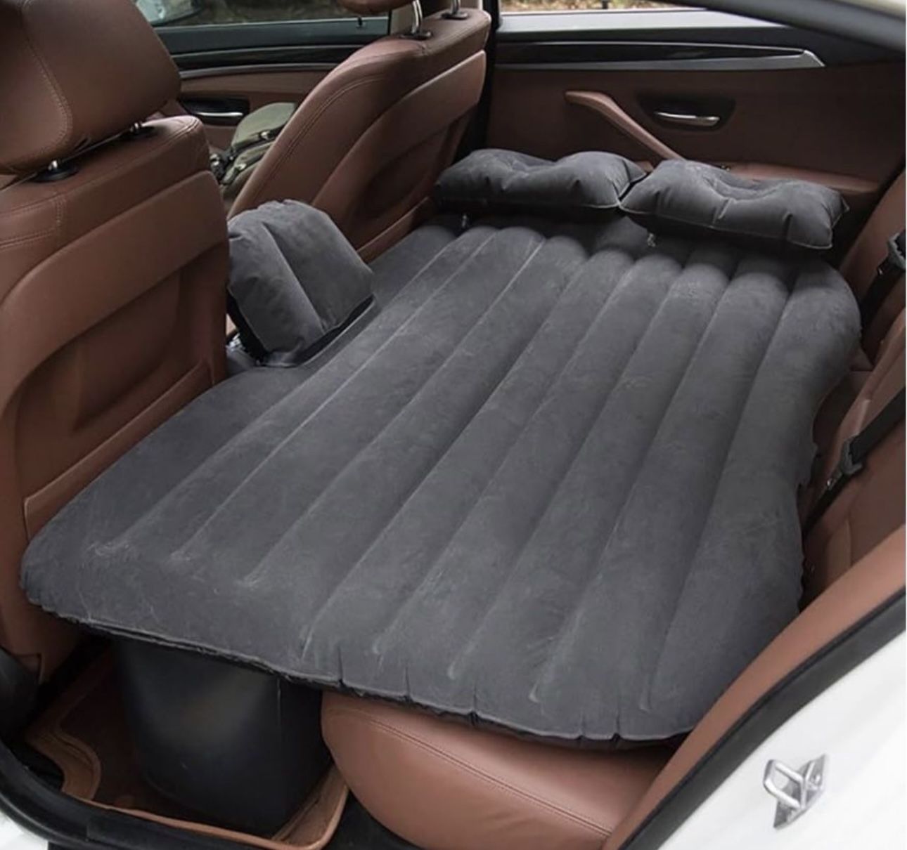 🚗 Brand New Inflatable Car Air Mattress – With Pump | Great for Travel & Camping!