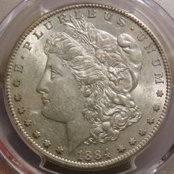 Morgan Silver Dollar 1884-S