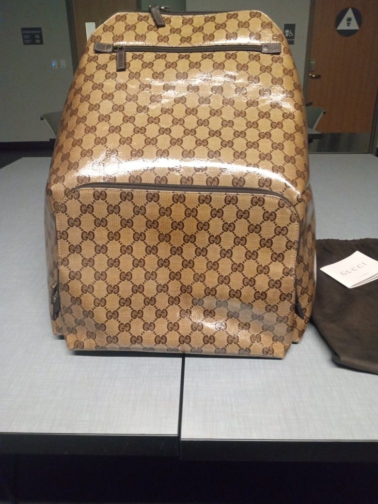 Gucci Crystal Monogram Backpack