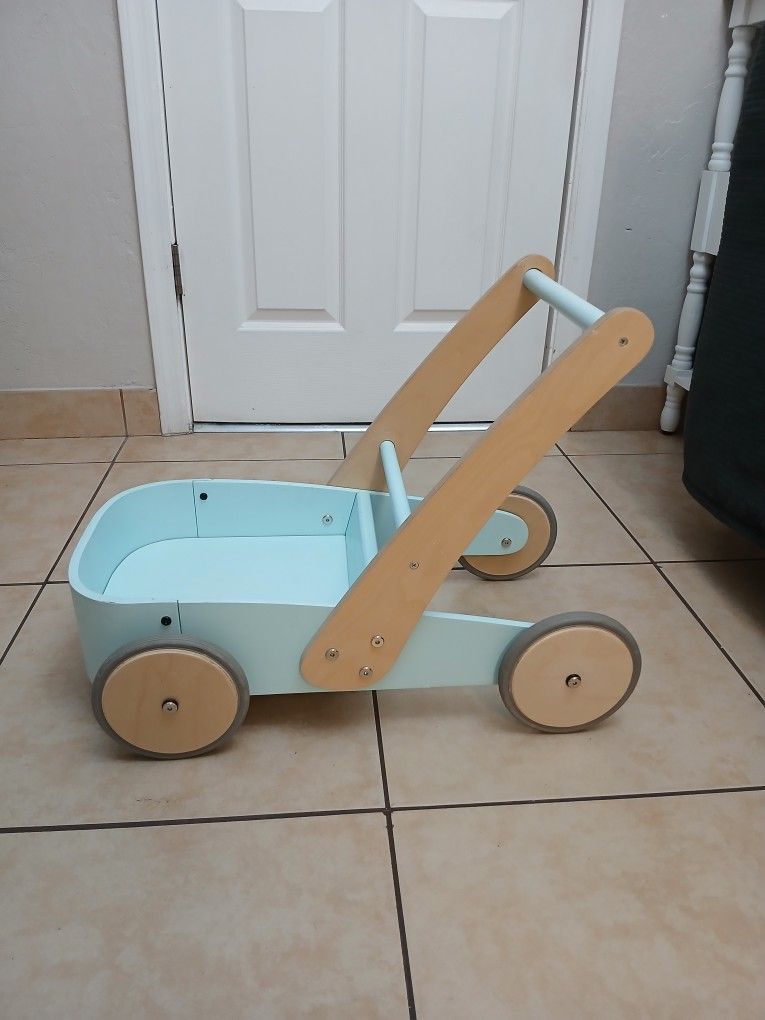 Cute Wooden Baby Walker