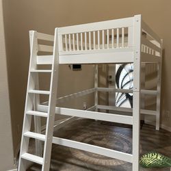 Full Size Loft Bed With Mattress