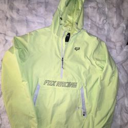 Fox Racing Neon Lime Pullover Jacket | S |